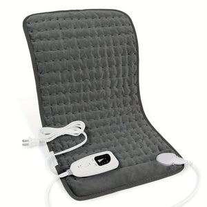 XL Electric Heating Pad for Back Pain & Cramps Relief, Birthday for Women Men Auto Shut Off, Machine Washable, Heat Pad for Neck & Shoulder, 12×24", Gray