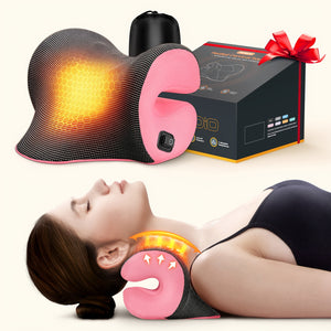 3s Heated Neck And Shoulder Relaxor, 6 Acupressure Points And Graphene Heating Pad, 3-speed Temperature Regulation, Portable Power Supply And Power Cord, Suitable For Home/office/travel, Christmas Gift For Mom, Birthd