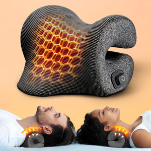 3s Heated Neck And Shoulder Relaxor, 6 Acupressure Points And Graphene Heating Pad, 3-speed Temperature Regulation, Portable Power Supply And Power Cord, Suitable For Home/office/travel, Christmas Gift For Mom, Birthd